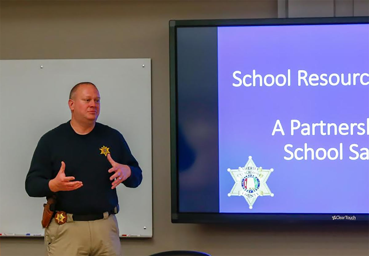 Sgt. Jeff Judd gives parents and teachers tips on how to keep children safe in school as well as in cyber space.