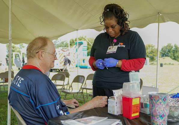 Maude Whatley Health Services, Inc. provides blood glucose screenings.