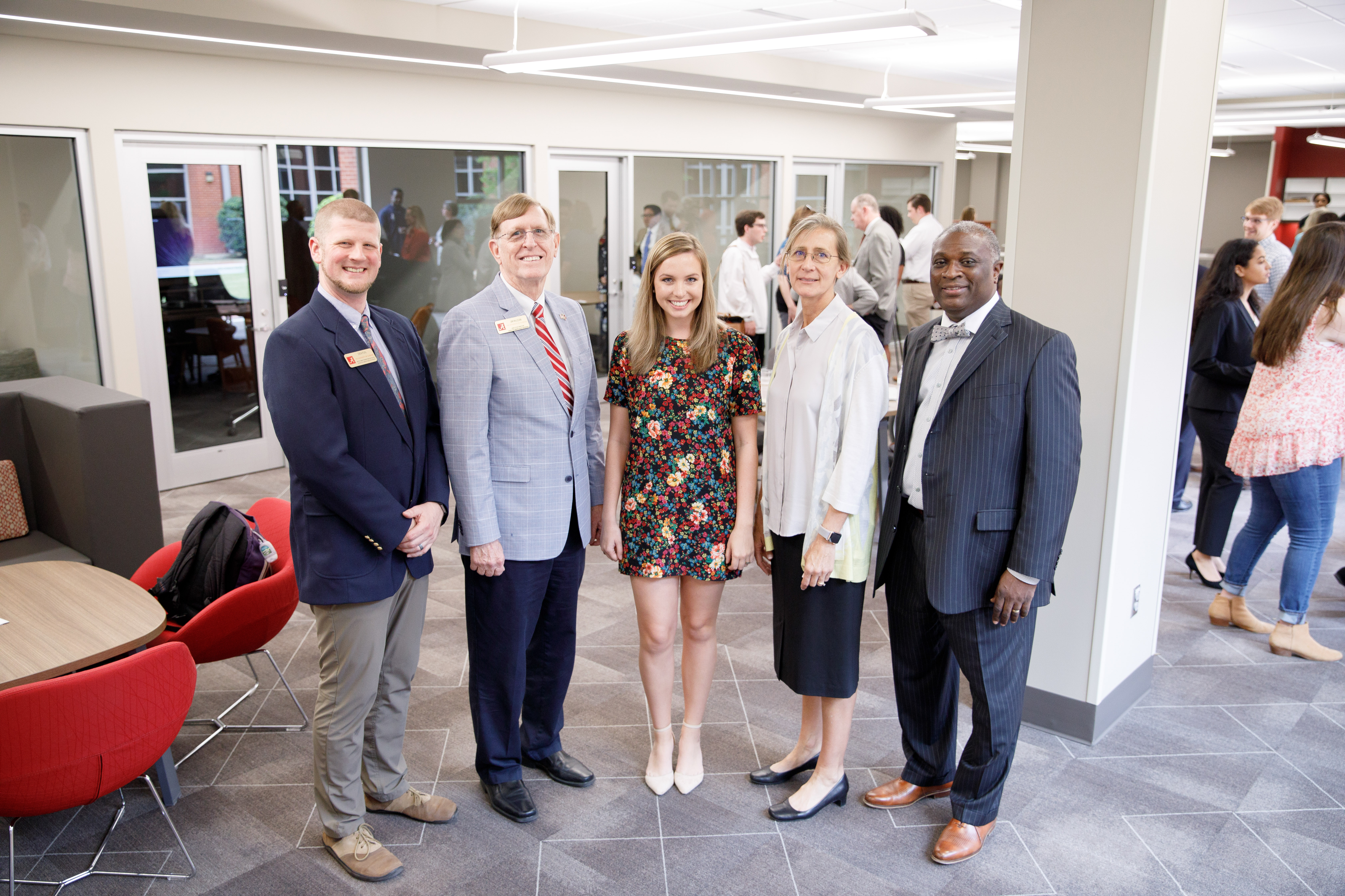 Anna McAbee, a junior public relations major, is president of the UA student chapter of the Public Relations Council of Alabama which has already begun using the space for work meetings.